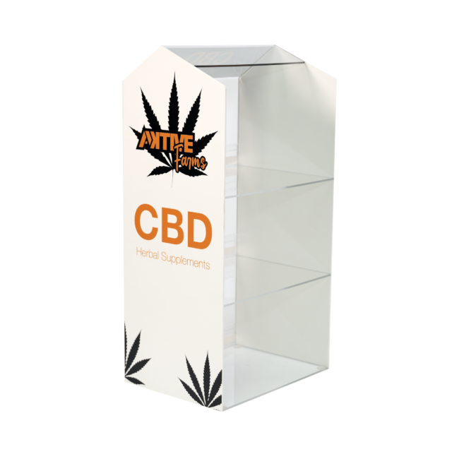 Custom CBD Retail Store POP Counter Display