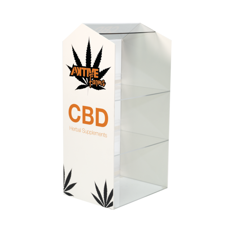 Custom CBD Retail Store POP Counter Display