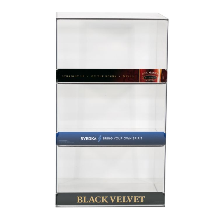 Custom Retail Display Case | POP Display Case | Liquor | Alcohol | Package Stores